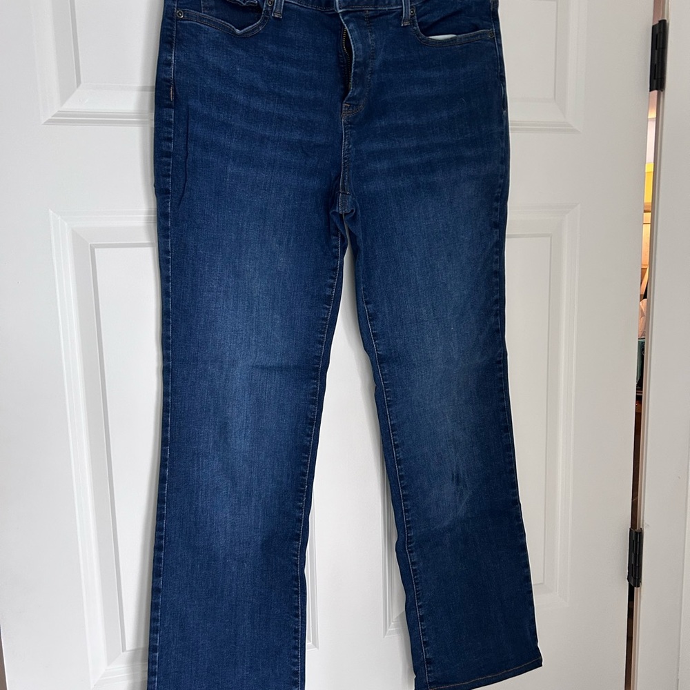 NYDJ Dark Blue Straight Leg Jeans